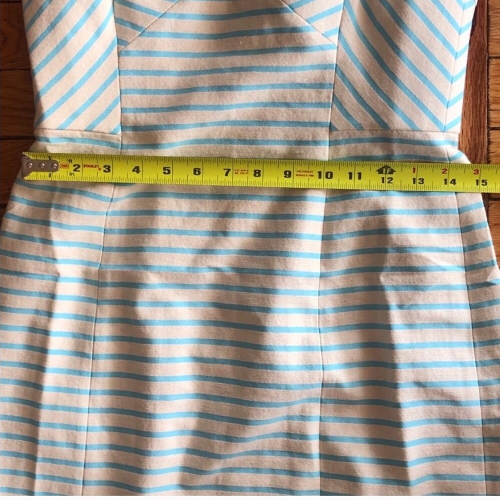 Lilly Pulitzer Blue Horizon Bayview Stripe Metallic Dress - Picture 3 of 7